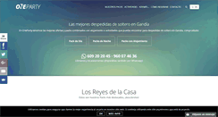 Desktop Screenshot of despedidasolterogandia.com