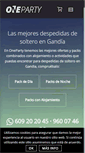Mobile Screenshot of despedidasolterogandia.com